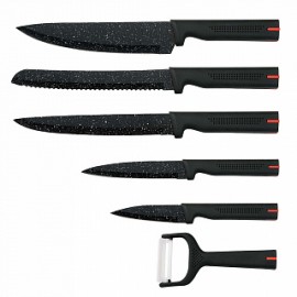 Набор ножей 5 предметов + овощечистка BE-2262N