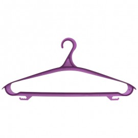 Вешалка для одежды размер 48-50 фиолетовая (прозрачная). 311385-SK