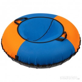 Санки надувные "Ватрушка" 1 м Оксфорд (сине-оранжевый), 998448-SK Ecos