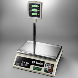 Весы электронные торговые настольные Delta до 35 кг ТВН-35А