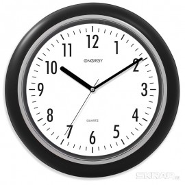 Часы настенные кварцевые ENERGY модель ЕС-07 круглые, 009307-SK