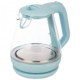 Чайник ENERGY E-205 (1,2 л) стекло, пластик цвет голубой 164145-SK
