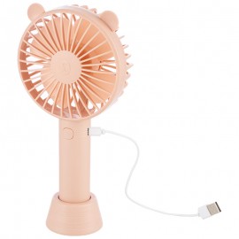 Вентилятор Energy EN-0610 USB (настольный, аккумулятор) розовый. 103933-SK