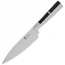 Нож поварской цельнометаллический с вставкой из АБС пластика PROFI, 20 см LEONORD 106016-SK