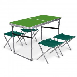 Набор стол+стулья ССТ-К2/9 зеленый/изумруд