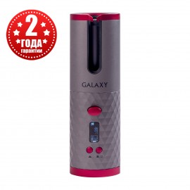 Плойка-стайлер автоматическая GALAXY GL4620 (аккум, 60 мин, ЖК-дисплей, функция внешн.аккум)