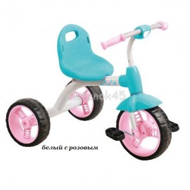 Велосипед детский (ВД1/5) белый с розовым