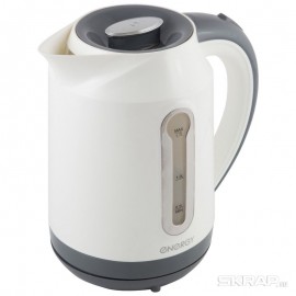 Чайник ENERGY E-210 (1,7 л, диск) белый, 153085-SK