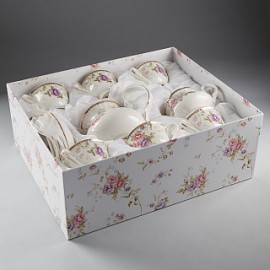 Набор чайный 14 предметов МР032P/14 "Лоренс" в подарочной коробке