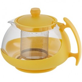 Чайник заварочный  750мл ВЕ-5571/2 желтый с металлическим фильтром